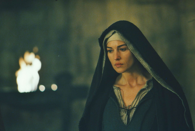 Monica Bellucci interpreta la Maddalena nel film "The Passion" di Mel Gibson