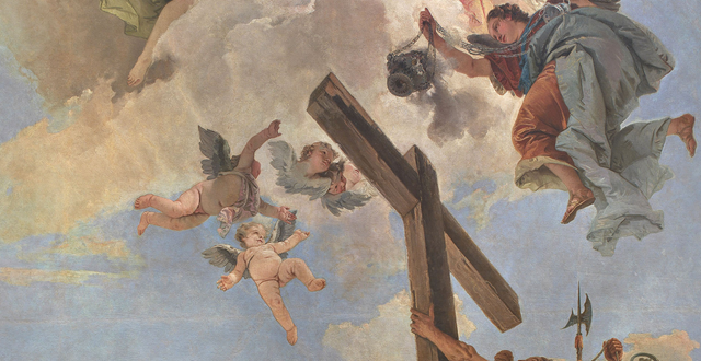 L’esaltazione della croce e Sant’Elena di G. Tiepolo Venezia, 1696 - Madrid, 1770